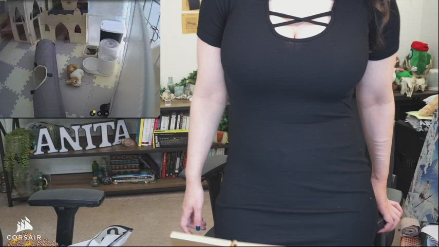 enormous ass gigantic titties British Porn GIF