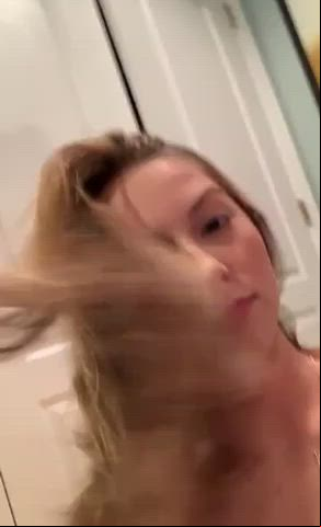blowjob attractive Face Fuck Homemade Hotwife Porn GIF