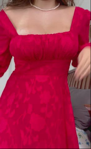 Amateur monstrous melons melons Dress Perky twat Porn GIF